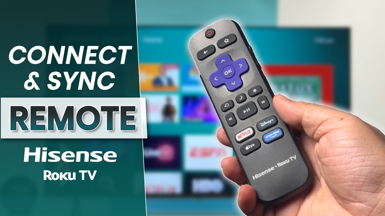 HiSense Roku TV: How to Pair Remote [Connect & Sync] - YouTube
