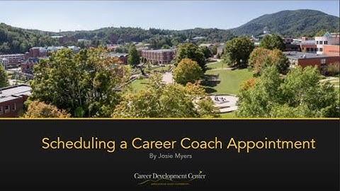 Scheduling a Career Coaching Appointment in Handshake