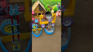 😱 Real Working Mini Tractor Making Cement Pillar | Amazing DIY Construction Machine 🚜 #shorts