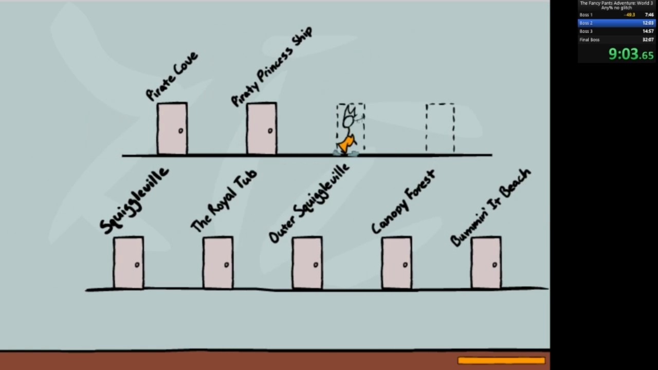 Speedrun [2020] Fancy Pants Adventure World 3 Any Glitchless YouTube
