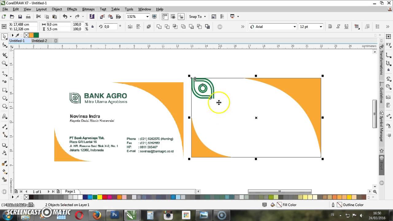 download desain kartu nama coreldraw x7