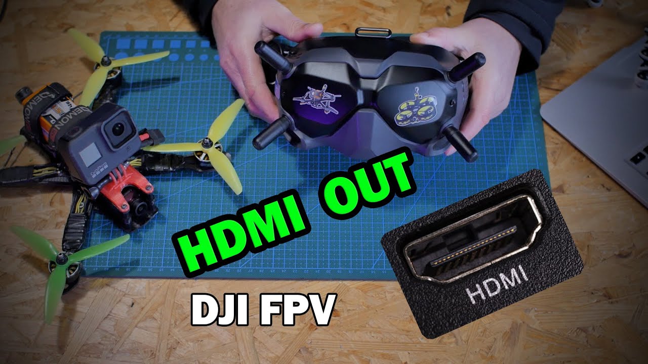 HDMI out DJI FPV Goggles | Rasberry Pi - YouTube