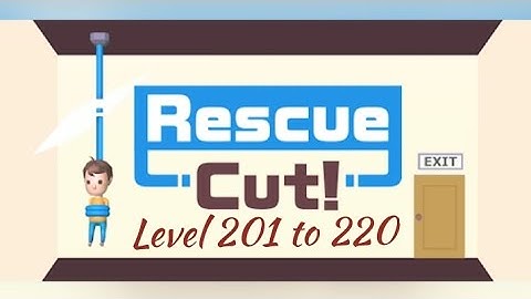 Rescue Cut - Rope Puzzle | Rescue Cut Gameplay Walkthrough | Level 201 to 220 | Tiny Toons