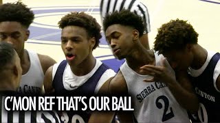 Bronny James \& Zaire Wade PUT ON A SHOW For Fans @ Sierra Canyon Midnight Madness