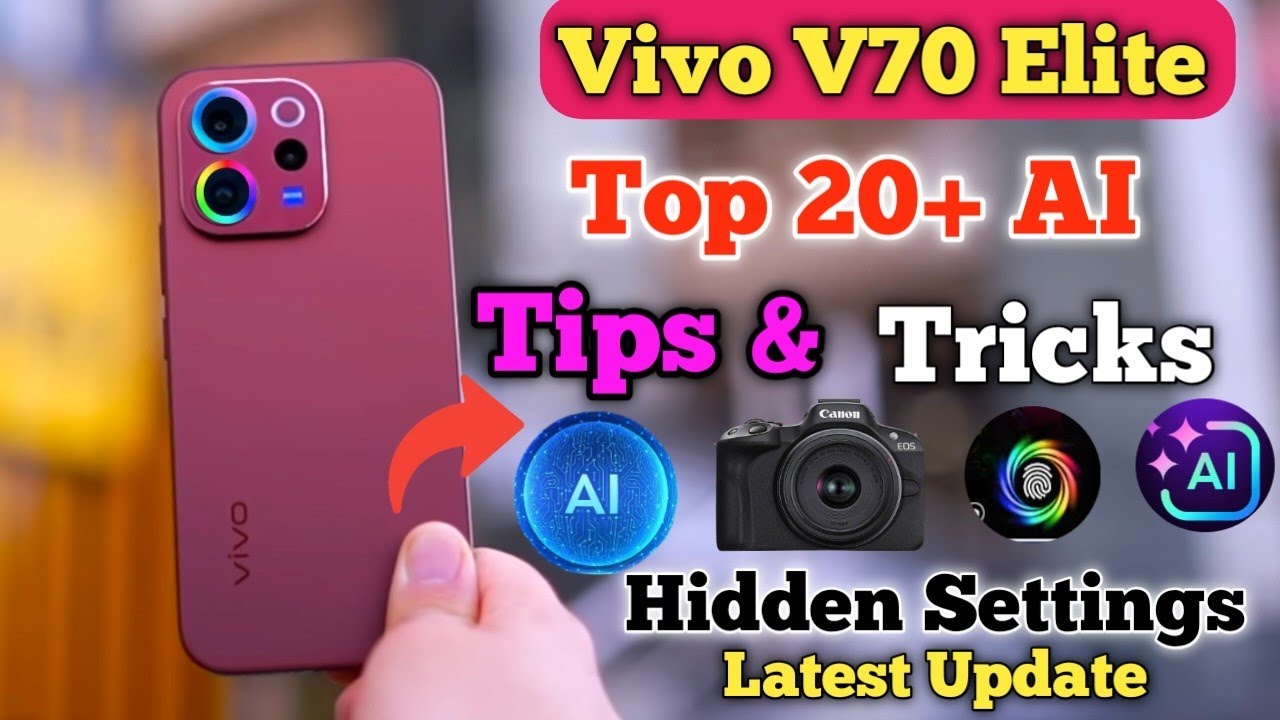 Vivo v70 Elite 5G Top 20+ AI Features | Hidden Features | 20+ Smart Features | AI Hidden Settings