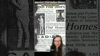 America’s history with child welfare #orphantrains #fostercare #adoption #adoptee #childwelfare