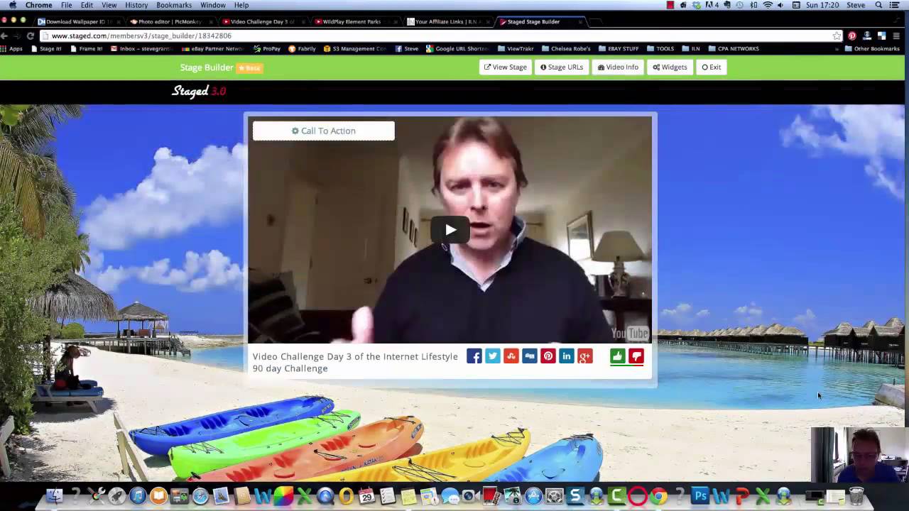 Staged Marketing Platform - Viral Video Sharing with Staged Video Pages