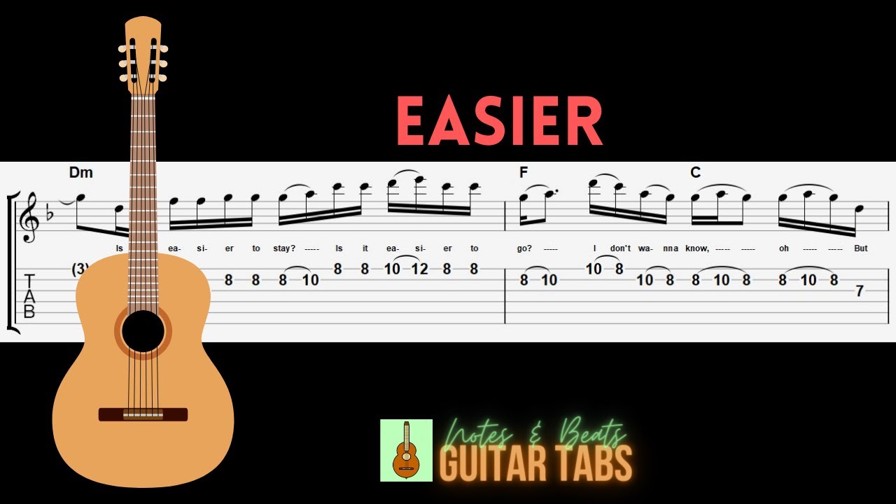 5 Seconds of Summer- Easier GUITAR TAB