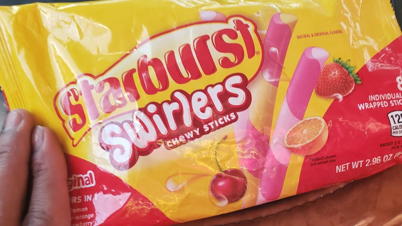 Starburst made they candy into Drum sticks I'll try before you buy (Starburst  swirls)