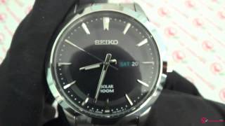 Мъжки соларен часовник Seiko - SNE363P1