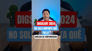 En contingencia no solo importa qué elemento sale de servicio #digsilent #ingenieriaelectrica