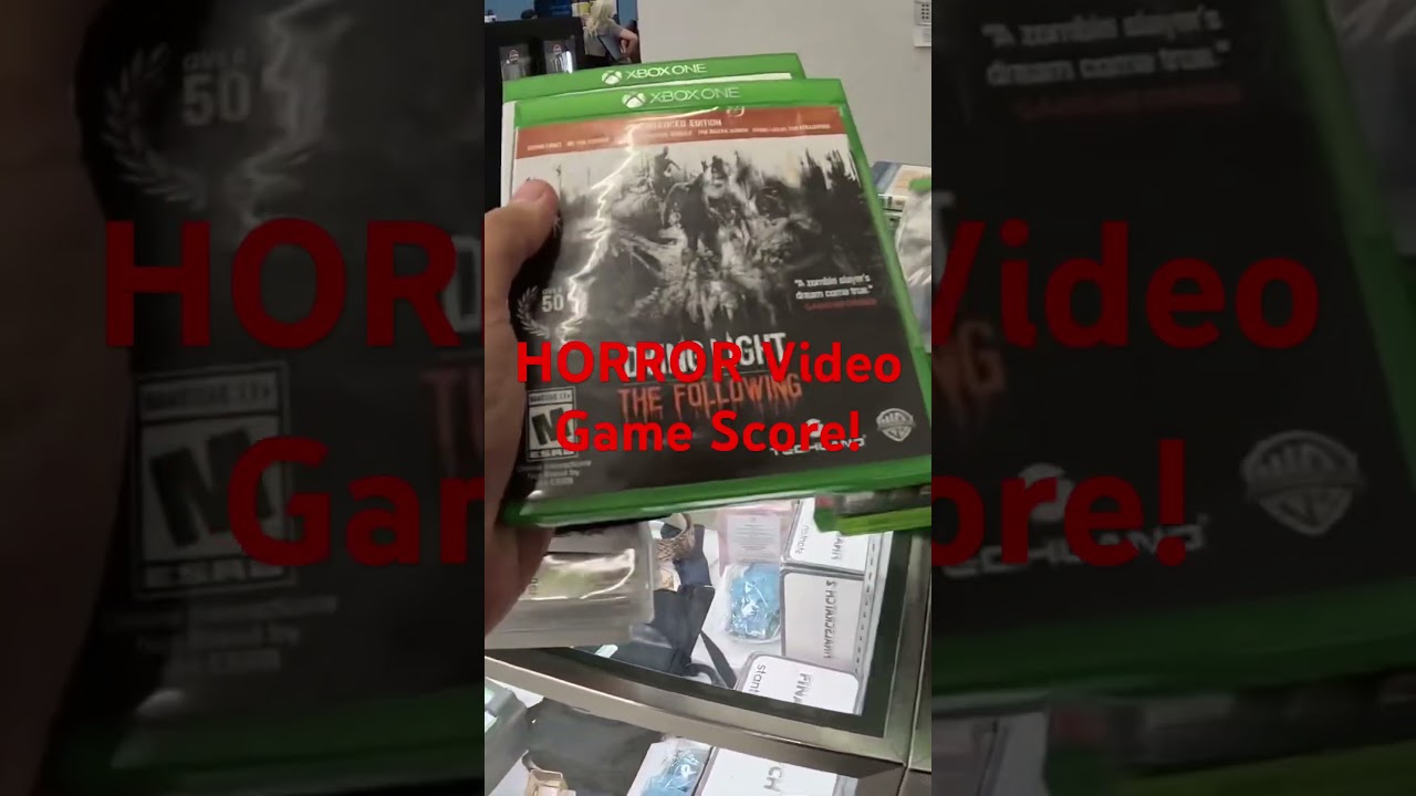 Horror video game score at goodwill! 