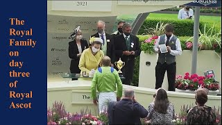 The Royal Family on day three of Royal Ascot and present the Gold Cup