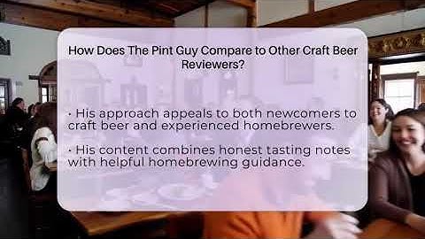 How Does The Pint Guy Compare to Other Craft Beer Reviewers? - The Pint Guy