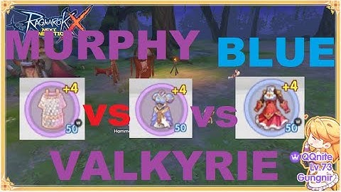 Ragnarok X New Generation- Murphy vs Valkyrie vs Blue armor [EP2] - Damage reduction analysis - #ROX