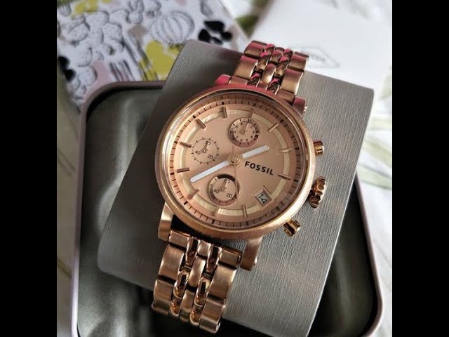 Fossil ES3380 rosegold by kiranawatch 