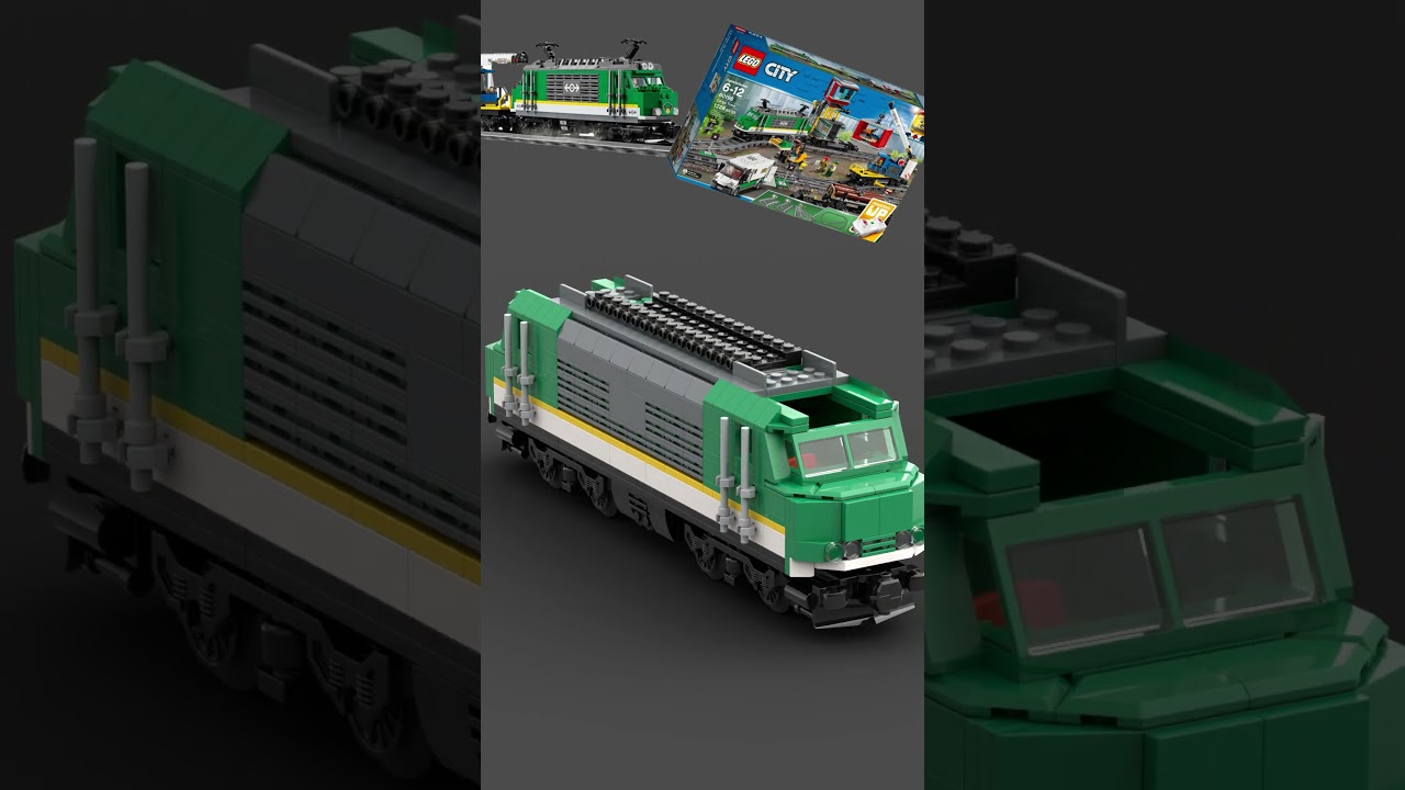 UPGRADE LEGO TRAIN SET 60198 AWESOME! - YouTube