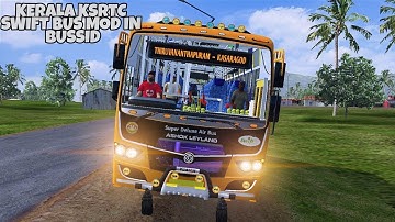KSRTC SWIFT Bus Mod In Bus Simulator Indonesia - Bussid Bus Mod - Bussid Car Mod - Bussid