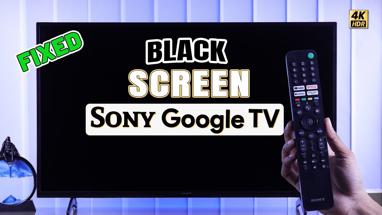 Sony Google TV: завис на черном экране? — Как исправить!