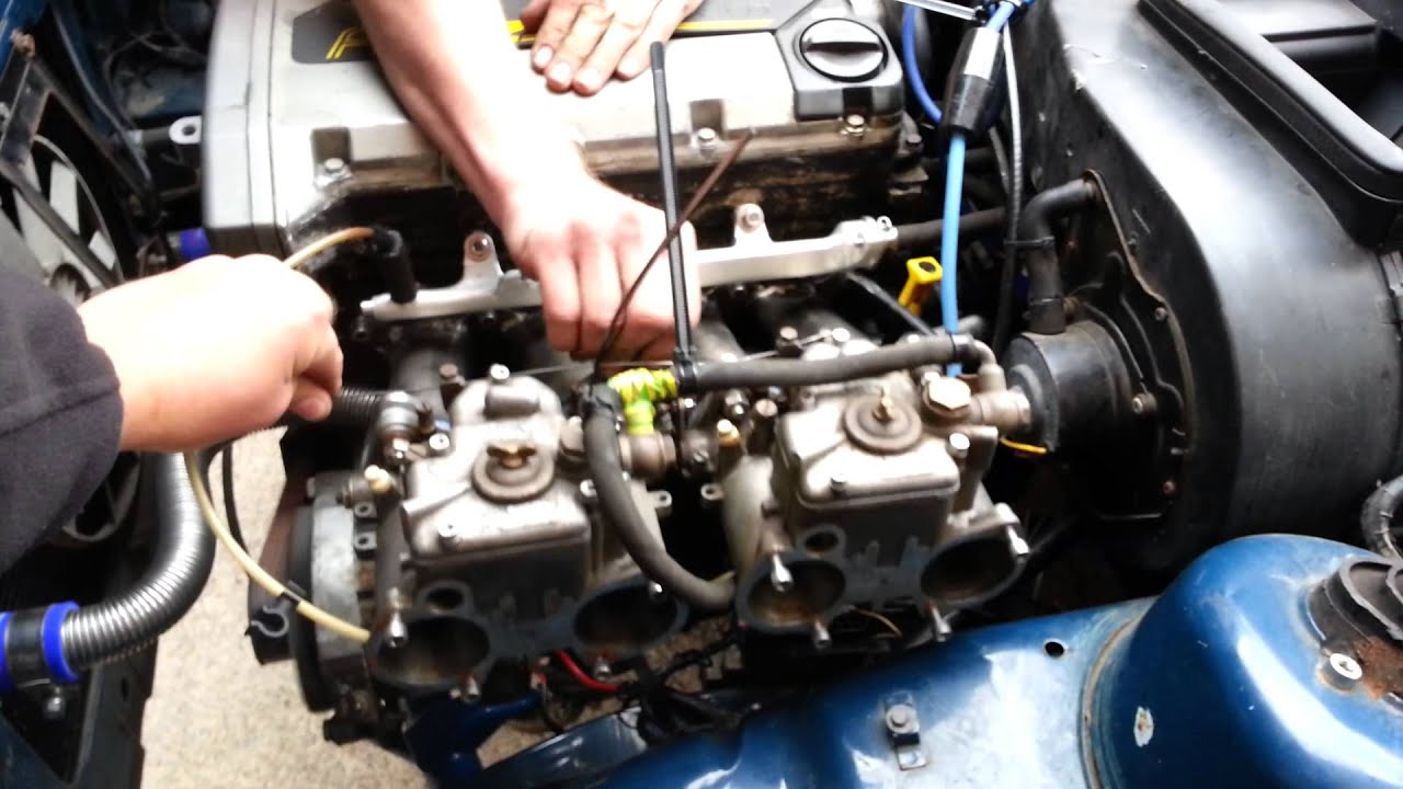 Volvo 340 F7P Twin 45 first startup