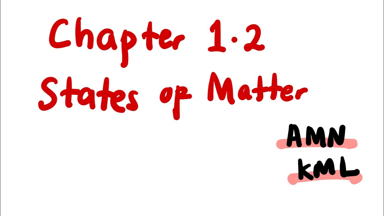 SES Chemistry DK014 1.2 States of Matter