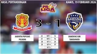 [HASIL] POPSIVO POLWAN VS BJB TANDAMATA - PROLIGA 2026
