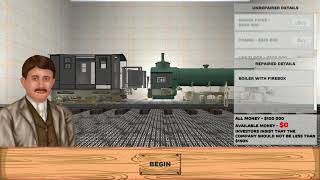 Repair of the steam loco in the hangar screenshot 5
