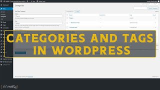 17 Episode - Categories and Tags in WordPress