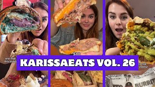 Eating Street Food for a Full Day in NYC! + Raising Canes & Texas! - KarissaEats Compilation Vol. 26