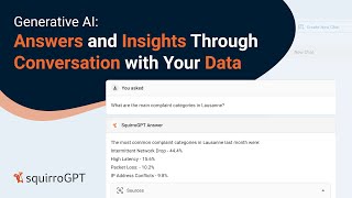 Generative AI: Answers and Insights Through Conversation With Your Data