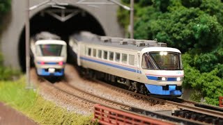 【鉄道模型】485系特急スーパー雷鳥　Nゲージ走行動画