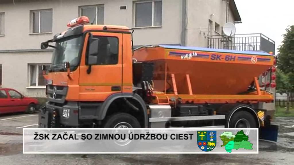 ZSK zacal so zimnou udrzbou ciest