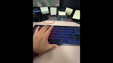 🌈 RGB Wireless Keyboard & Mouse 💻 Rechargeable Backlit Combo #shorts #rgbkeyboard #tech