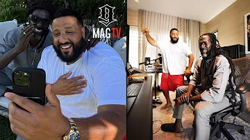 DJ Khaled Welcomes Buju Banton To America For The 1st Time In 15 Years! 🇯🇲