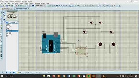 Simulasi konveyor  (proteus 8)