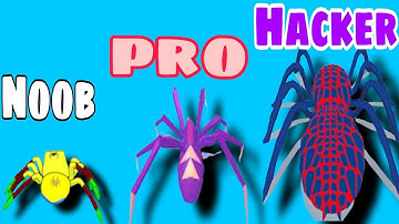 NOOB vs PRO vs HACKER - Spider Evolution Run