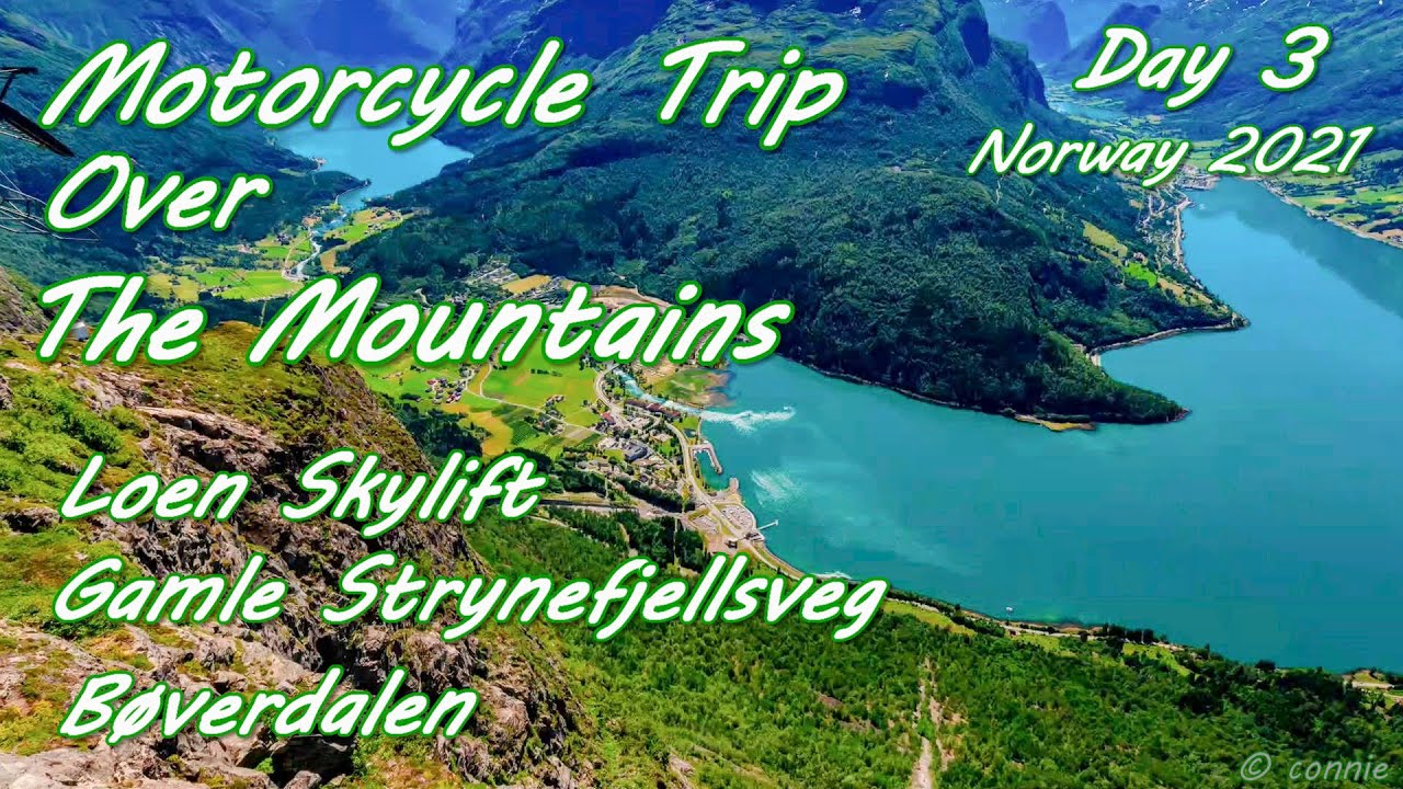 Motorcycle Trip over the mountains Day 3 Olden - Stryn - Bøverdalen