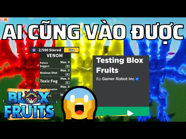 🐯🍩UPDATE] sever test Blox Fruits - Roblox