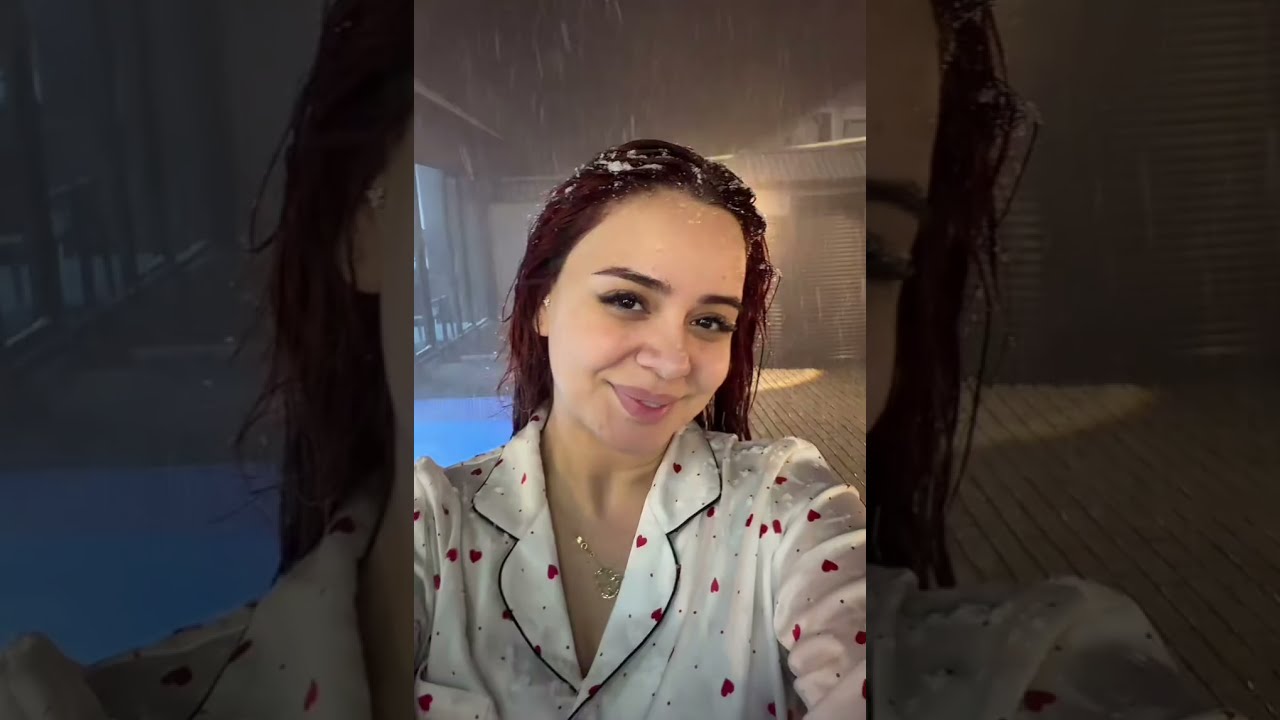 Baylar Soylar ailəsilə Qəbələdə qar keyfi isti basenni😍