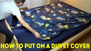 How to Put on a Duvet Cover Quickly and Easy