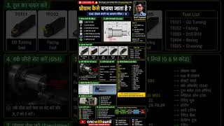 CNC Program कैसे बनाया जाता है? 🔥 | Step By Step CNC Programming Hindi