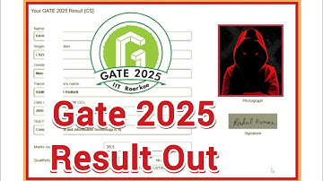 Gate 2025 Result | Gate result 2025 | Gate 2025 result out | how to check gate result 2025 #gate2025