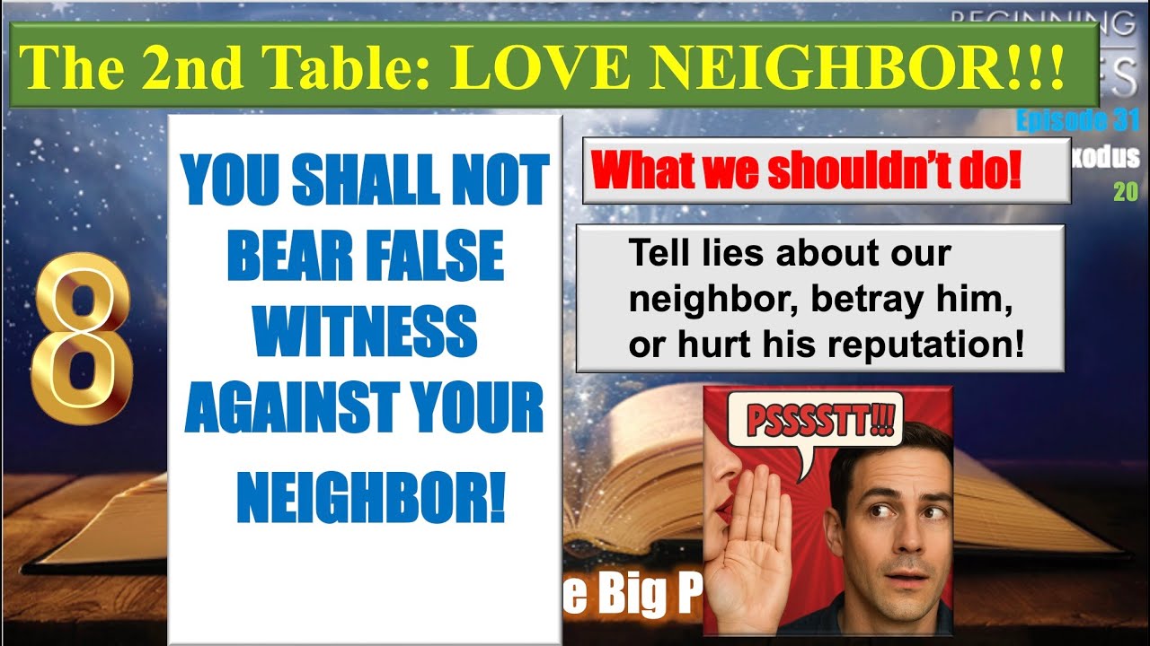 BWM Ep. 31 |  The 8th, 9th & 10th Commandments Explained | Truth, Coveting, Contentment, & the Heart