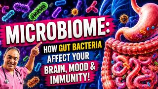Improve Gut Microbiome : How Gut Bacteria control Mood, Weight, Energy & Immunity
