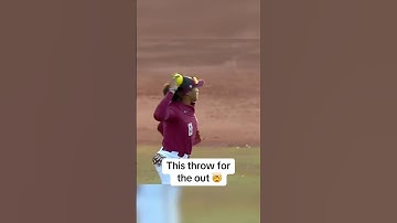 INSANE Softball THROW 🤯 #shorts
