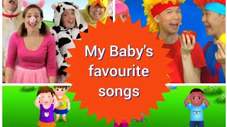 My 1year old favourite songs