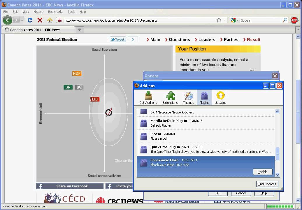 Vote Compass 2011- iPhone and iPad problems