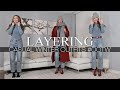 LAYERING CASUAL WINTER OUTFITS | #OOTW