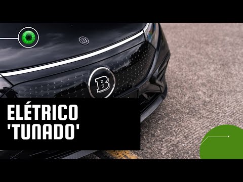 Mercedes elétrica de luxo "tunada" é apresentada pela Brabus