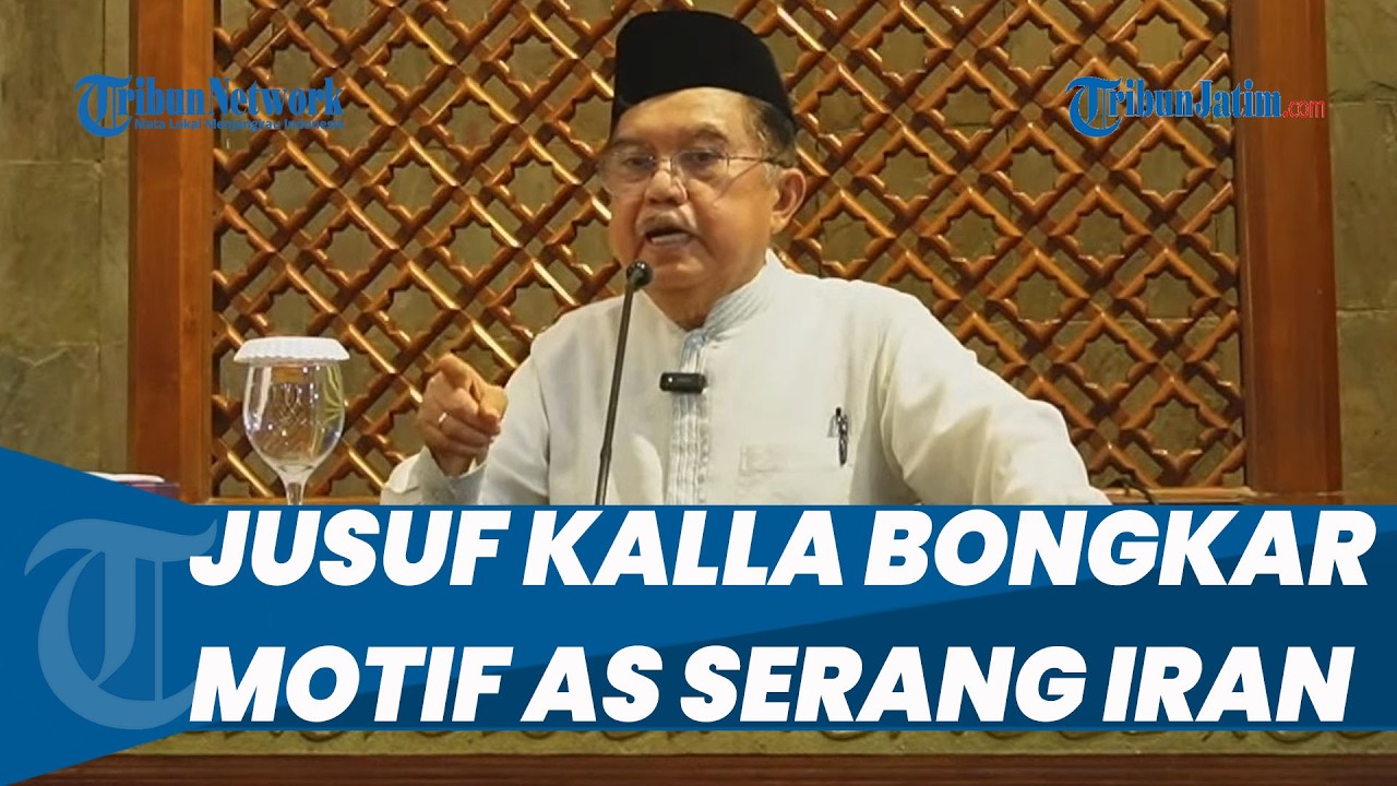 Sentil Amerika Serikat, Jusuf Kalla Blak-blakan Bongkar Motif Serangan AS ke Iran dan Venezuela